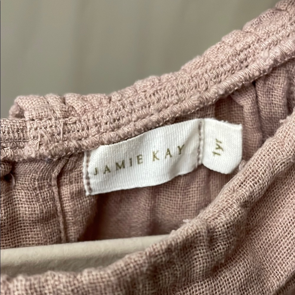 Jamie Kay Light Pink Ruffled Button Down Shirt - Picture 2 of 3